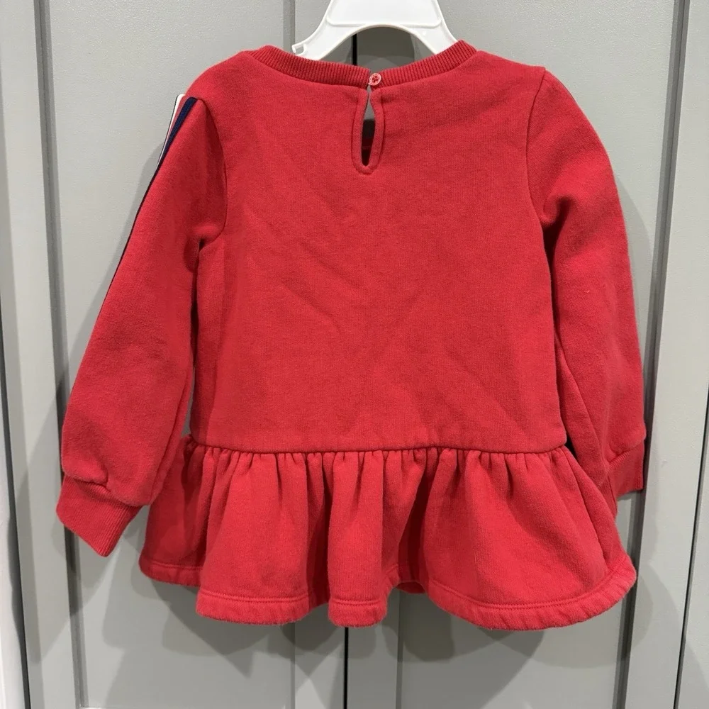 Tommy Hilfiger Toddler Girl Size 4T Sweatshirt Embroidered Logo American Classic